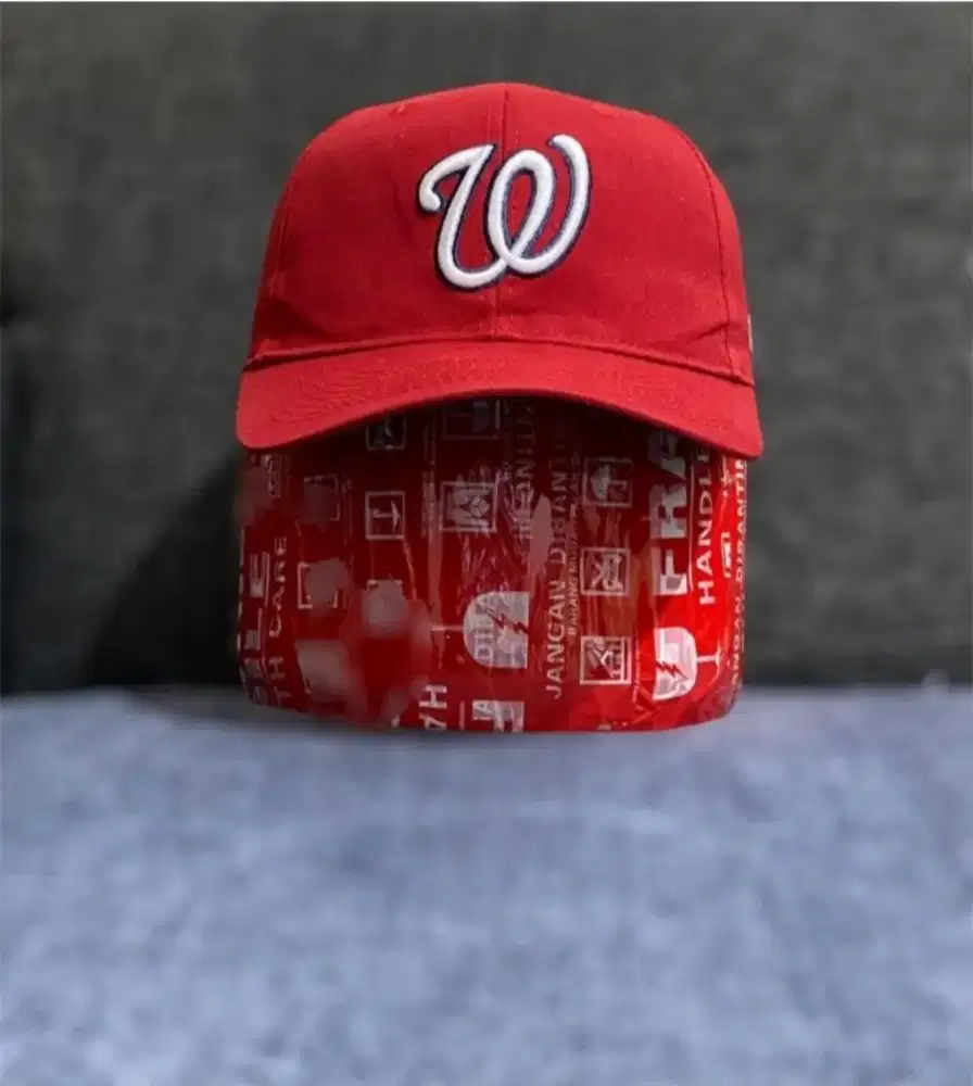 Topi MLB Merah Washington Nationals Original OC Sports - Second
