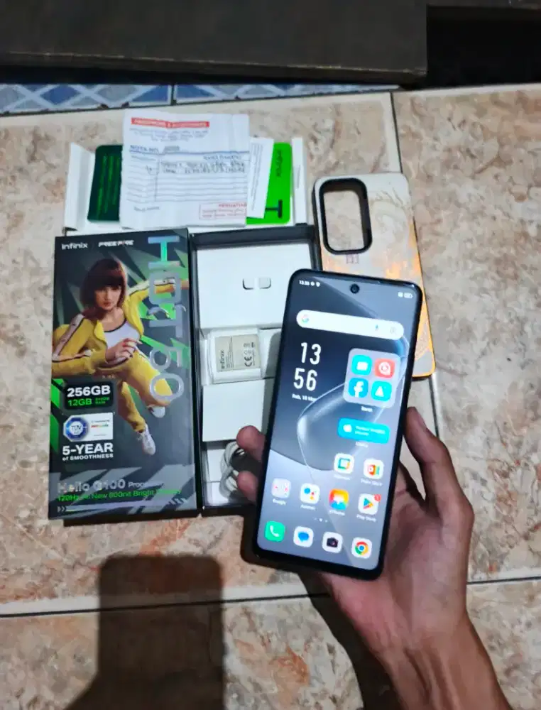 Infinix Hot 50 Ram 6+6/256 Fullset