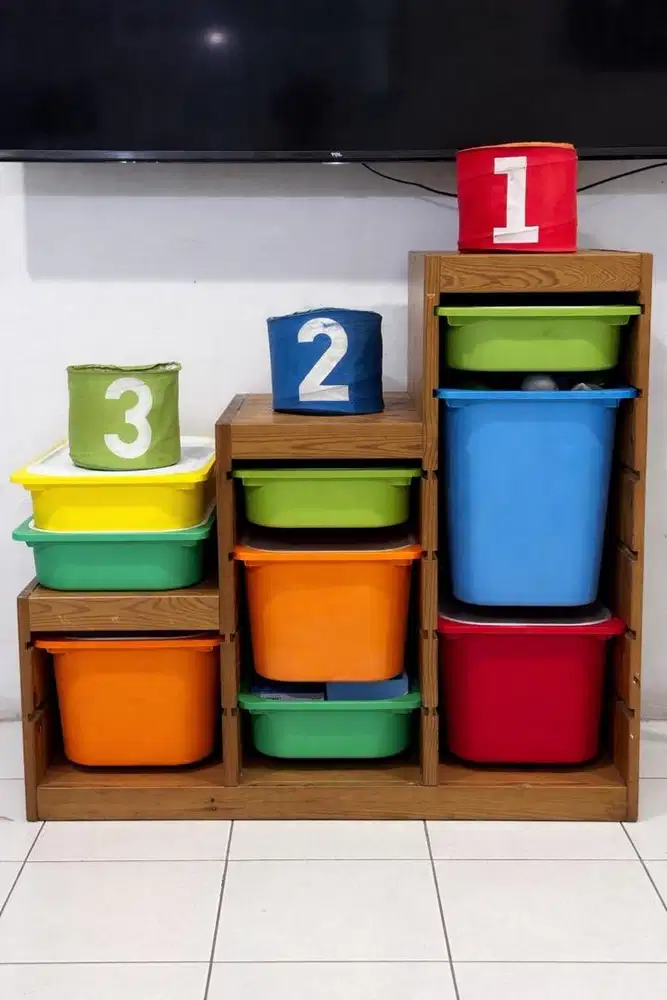 IKEA TROFAST | Rak Rangka Pinus Kuat Kokoh