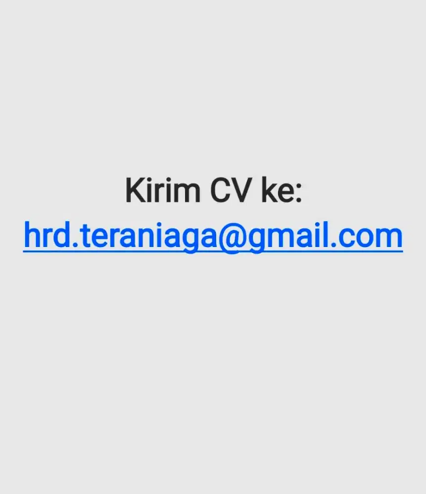 Lowongan Kerja Staff Gudang