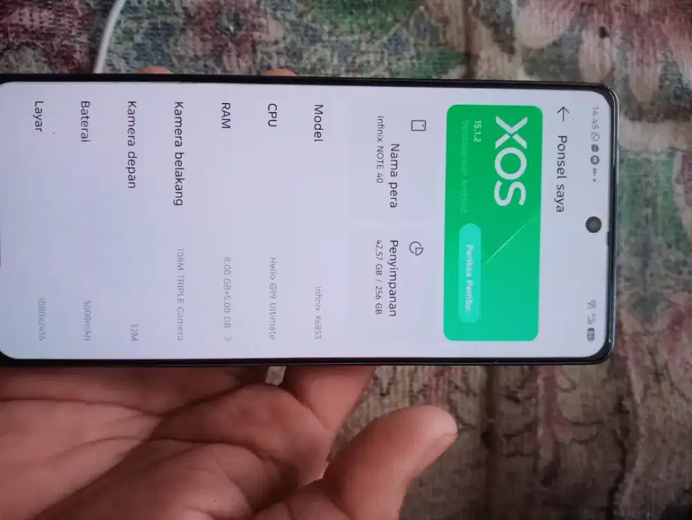 Jual HP infinix note 40