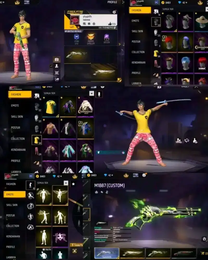 jual akun ff aman dan terpercaya