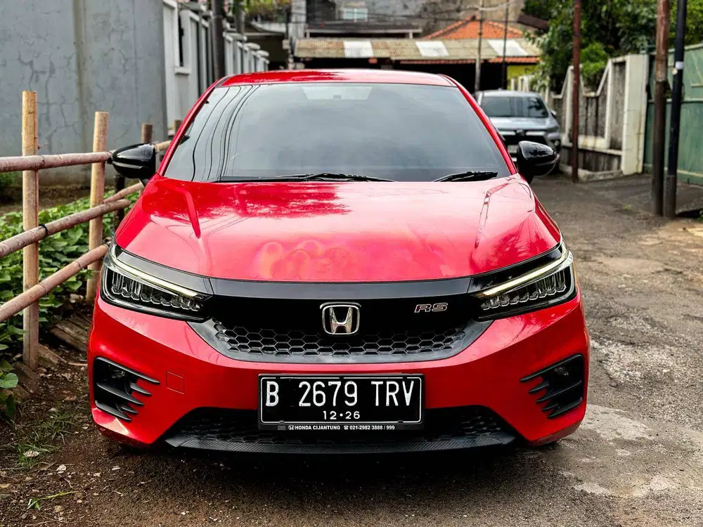 City RS Hatchback Cvt 2021 Merah DP 30jt Cash Atau Kredit Terbaik!