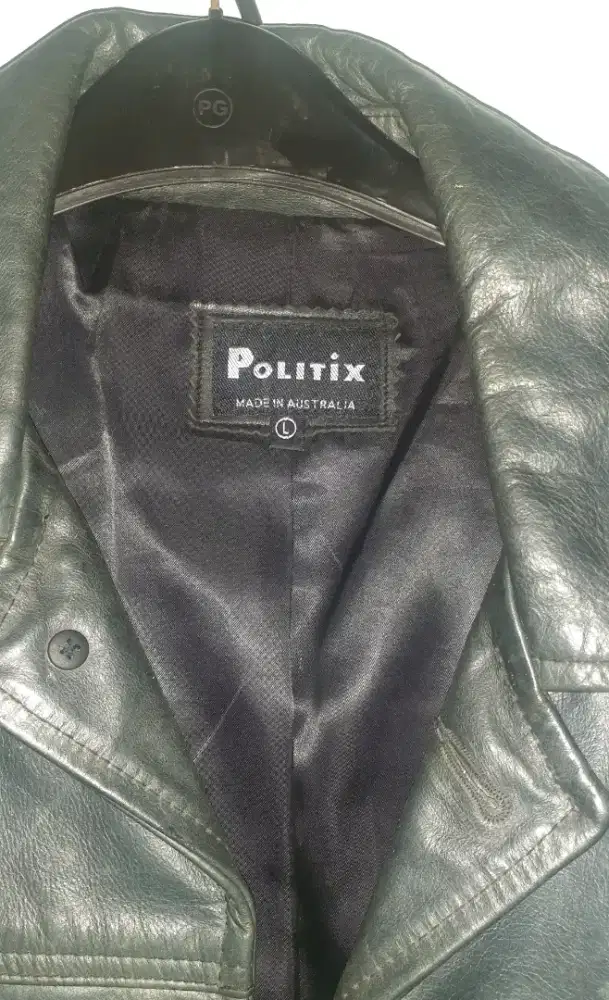 Jaket Kulit, semi Jas Brand import