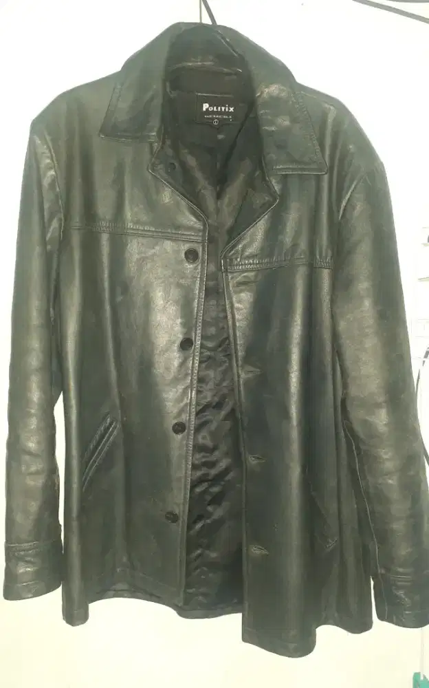 Jaket Kulit, semi Jas Brand import