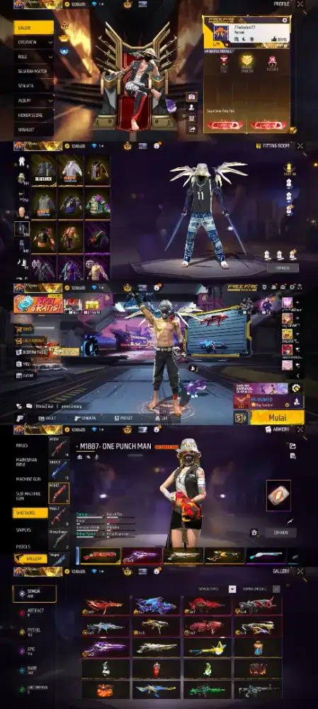 JUAL Akun FF SPEK GG