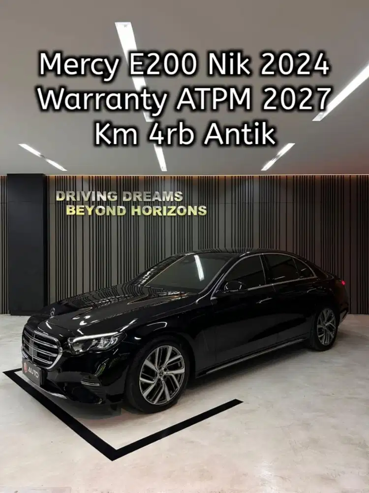 Mercedes Benz E200 Exclusive Line 2025 Hitam Km4rb Nik 2024 B1223RAM