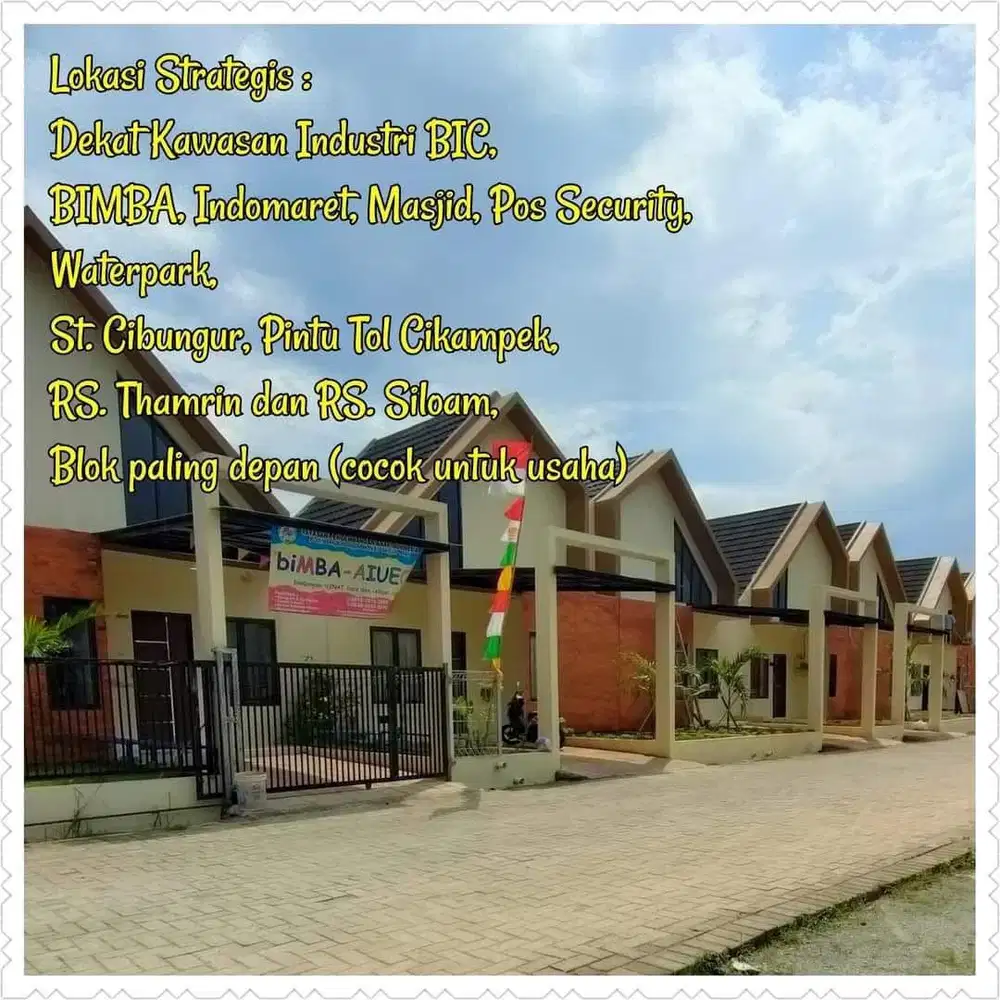 Jual Rumah (dekat kawasan industri BIC)
