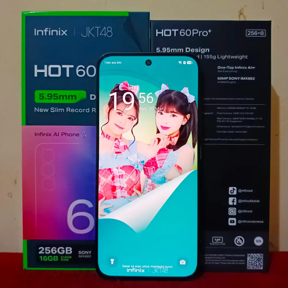 infinix hot 60 pro plus 8+8/256
Fullset