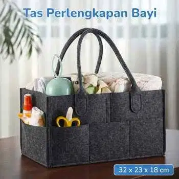 Tas Organizer Perlengkapan Bayi Portable Baby Diaper Caddy Bag