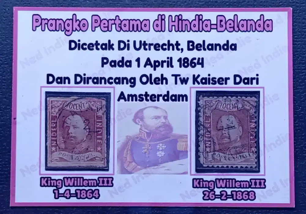 Prangko Pertama Hindia Belanda