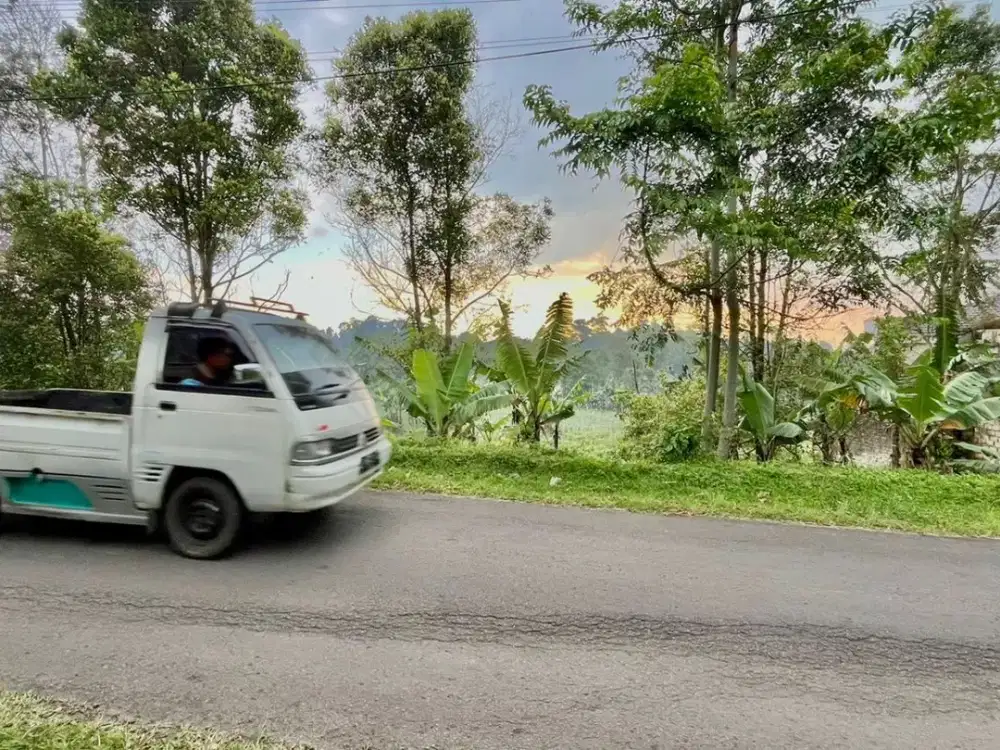 Dijual Murah Tanah Kebun Pinggir Jalan Udara Dingin Bojong Purwakarta
