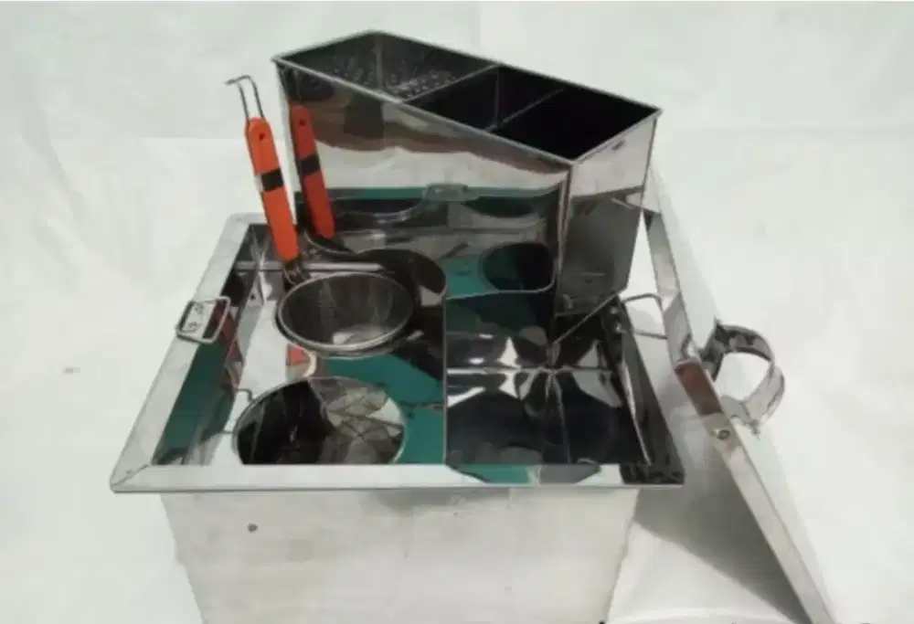 Panci mie ayam 2 lubang