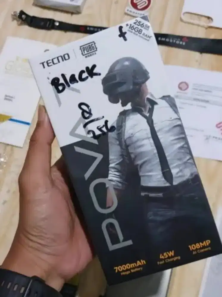 Jual Tecno Pova 7 4G Black 8 / 256 New segel