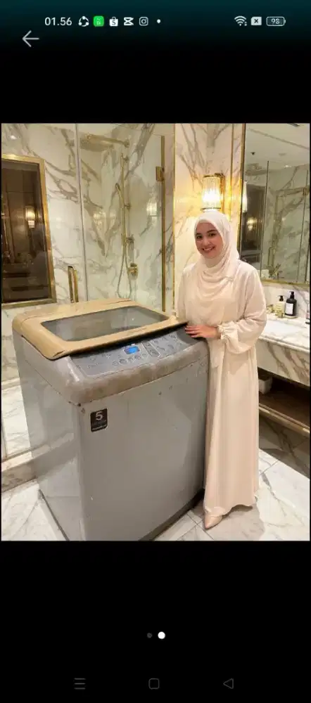 Mesin cuci Samsung 1 tabung normal siap pakai