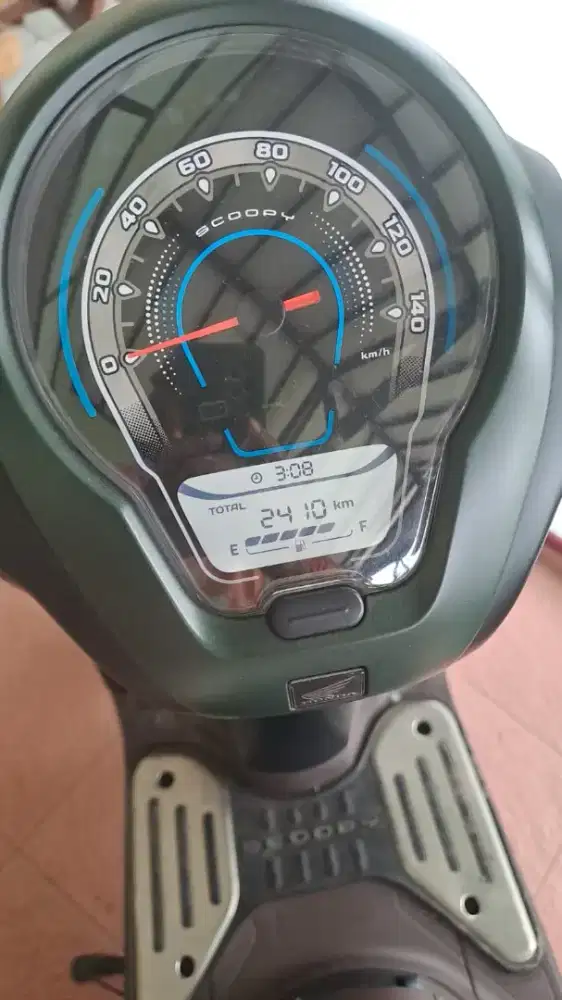 Scoopy hijau army keyless