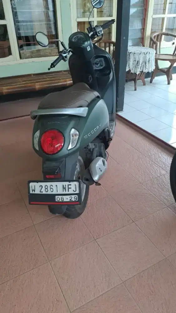Scoopy hijau army keyless