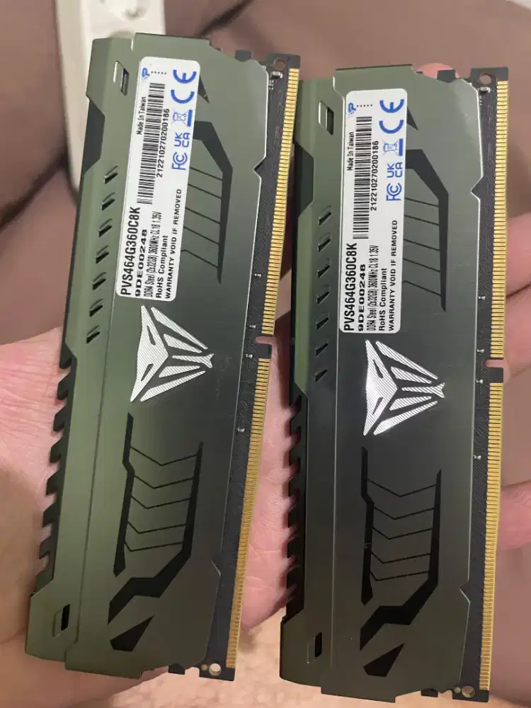 RAM DDR 4 64 GB 32x2 3600 Mhz