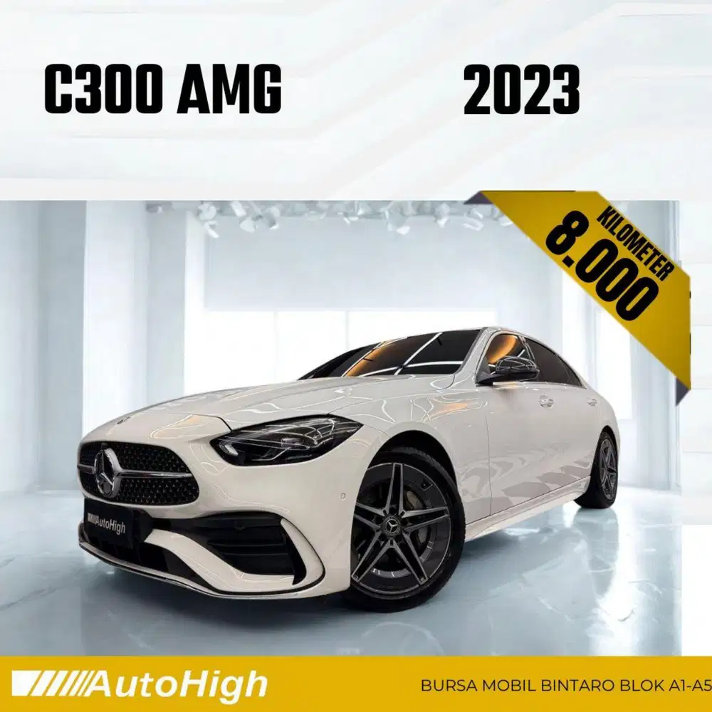 DP10% [Km8.000] C300 AMG 2023 White Reg 2024 #AUTOHIGH