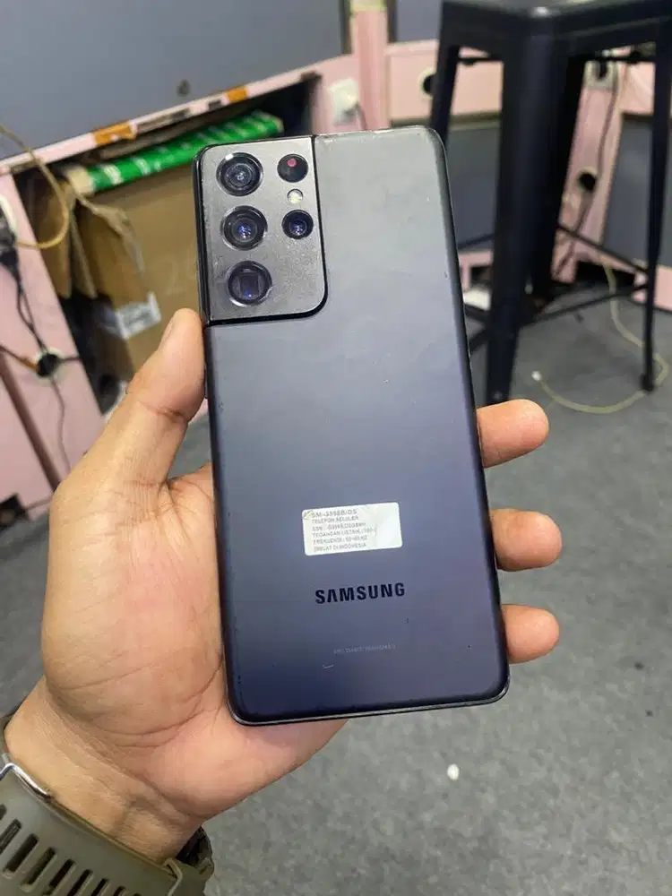 Samsung S21 Ultra 5G 16/512Gb Sein Fullset Tinggal Pakai