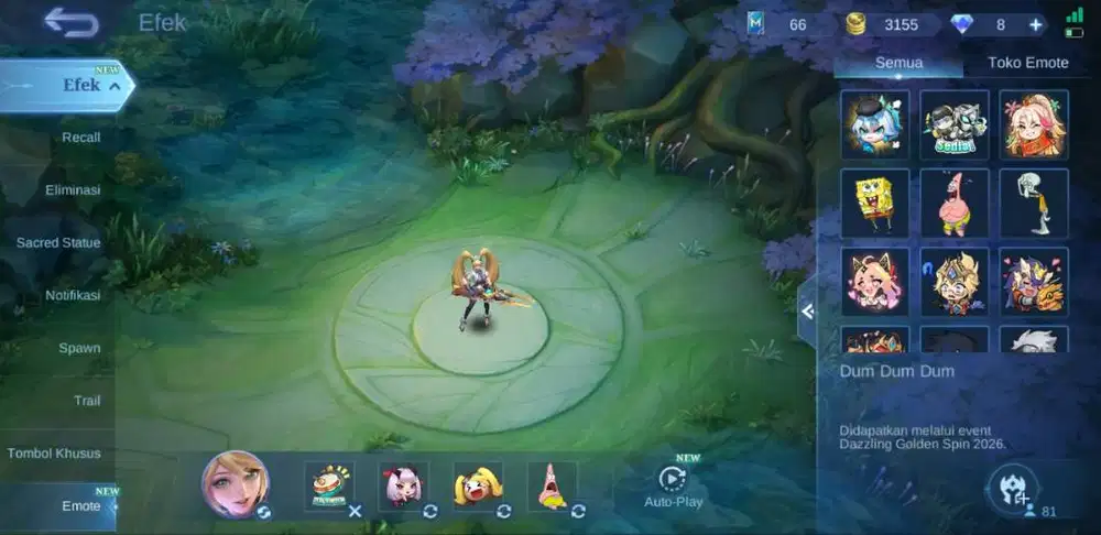 Akun ml,di jual jarang di pake