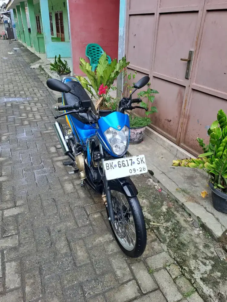 Satria F CKD thn 2008 Mesin sehat ss lengkap