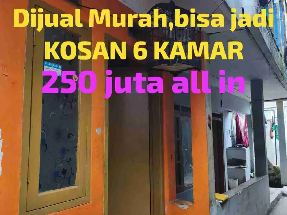 Dijual Rumah Kontrakan dengan 2 Pavilliun daerah Soekarno-Hatta Bandung