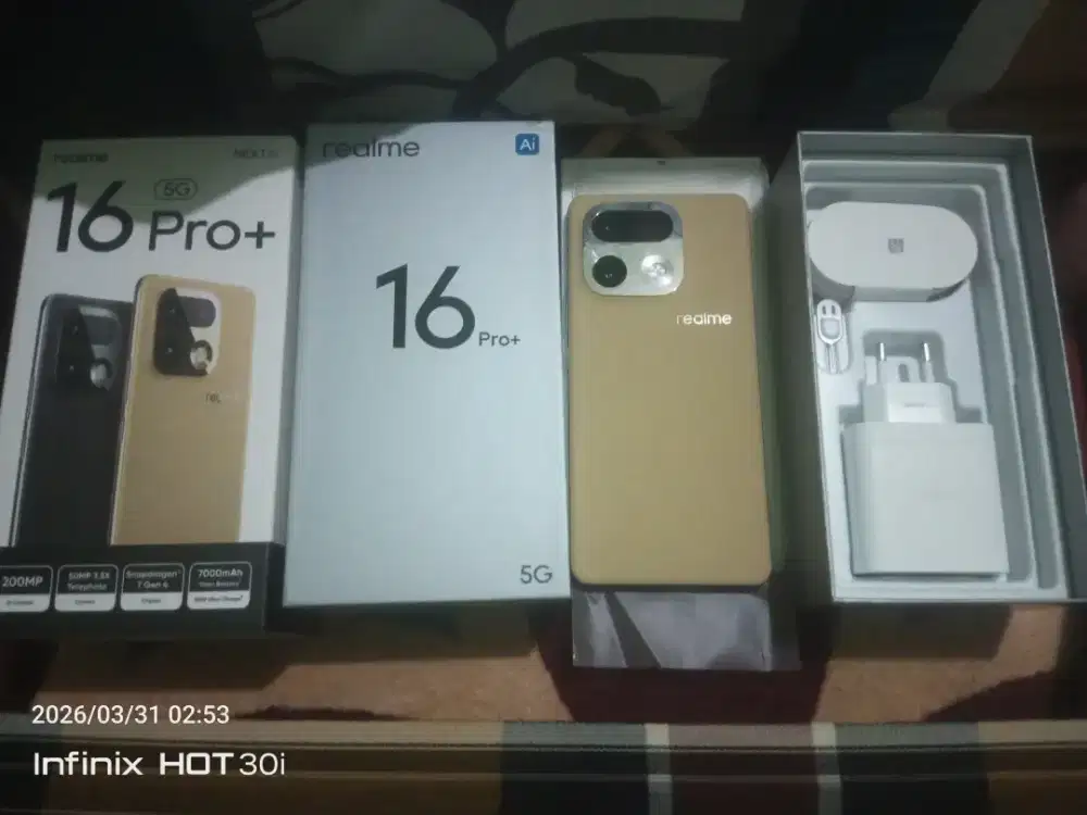 Hp realme 16 pro+ 12/512 open segel only