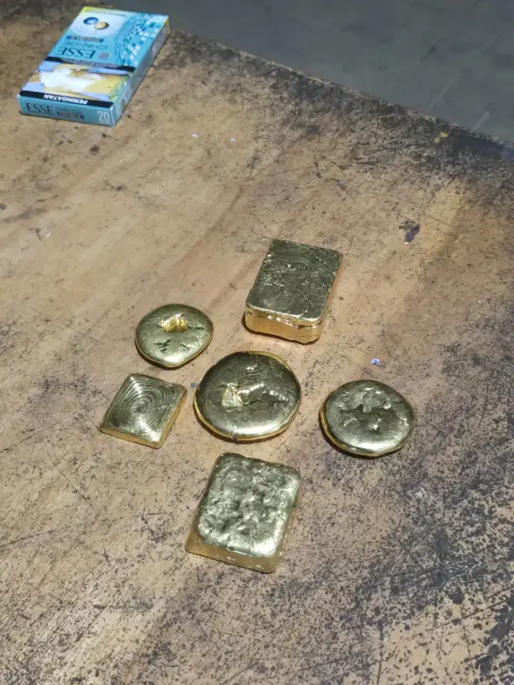 Ready emas murni dari peleburan perhiasan kadar 99%