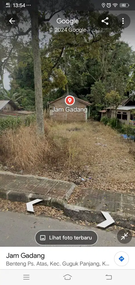 Dijual cepat Tanah luas 378M² lokasi dekat simpang Panganak