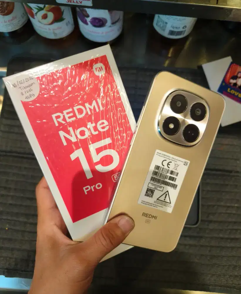 Resmi note 15 pro 5g 8/256 titanium