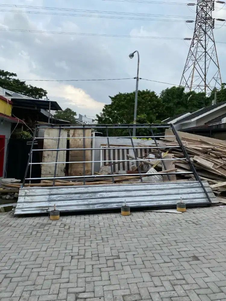 Dijual kanopi bekas carport