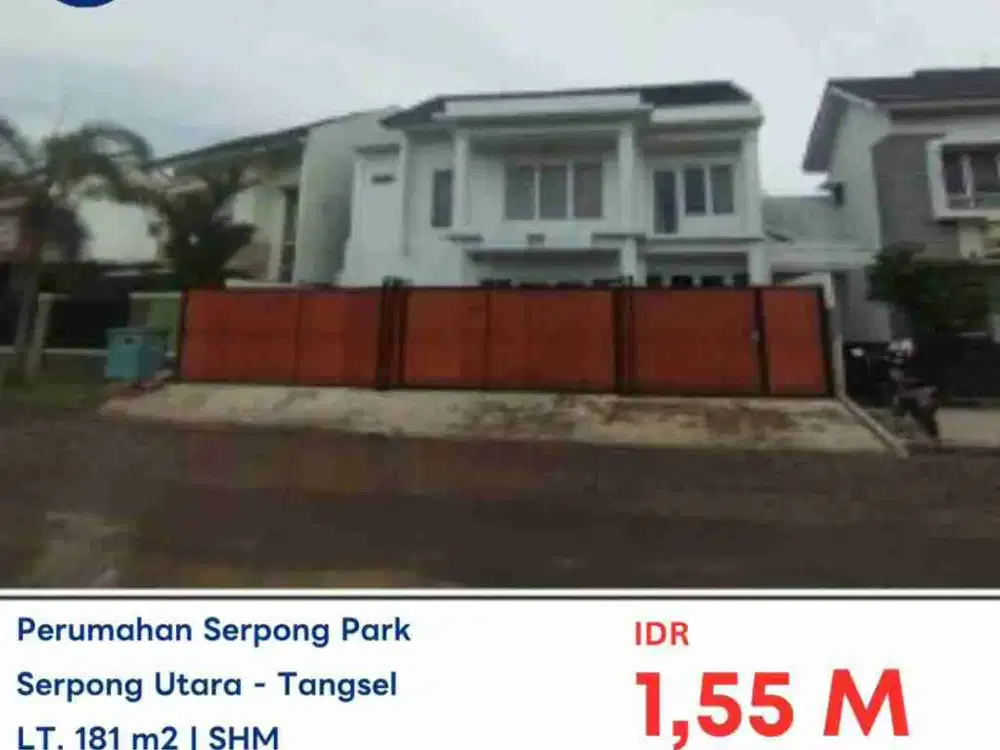 LELANG RUMAH DI SERPONG PARK TANGERANG