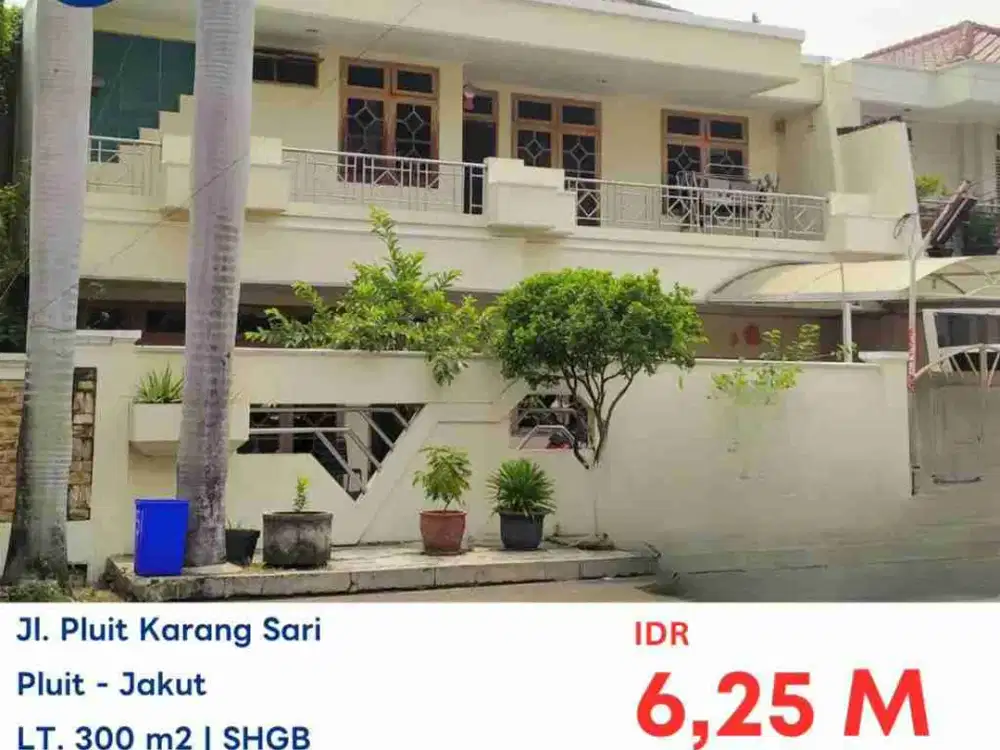 LELANG RUMAH DI PLUIT KARANG MANIS PENJARINGAN JAKARTA UTATA