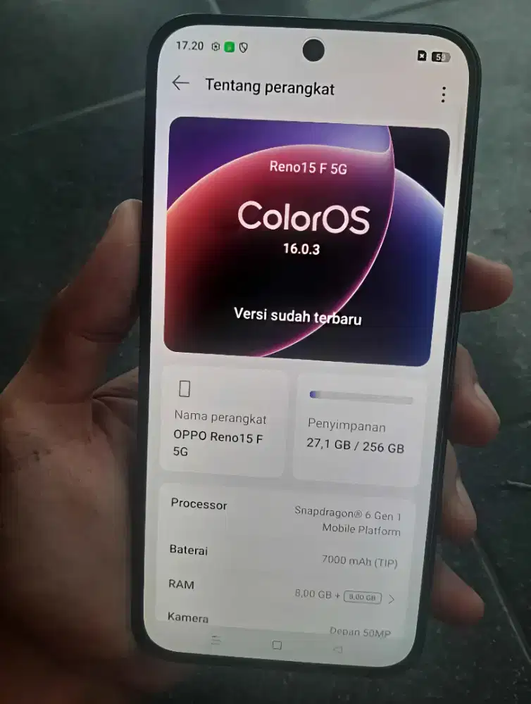 Oppo Reno 15F 5G 8/256GB Twilight Blue
