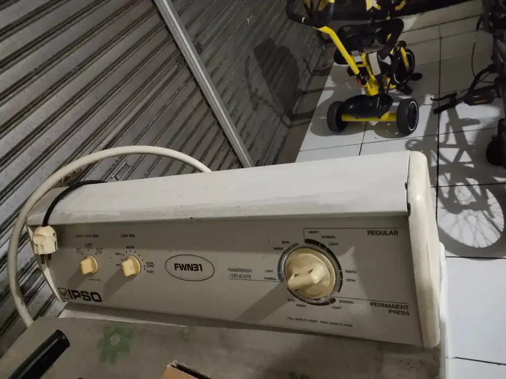 Mesin cuci satu tabung merk IPSO