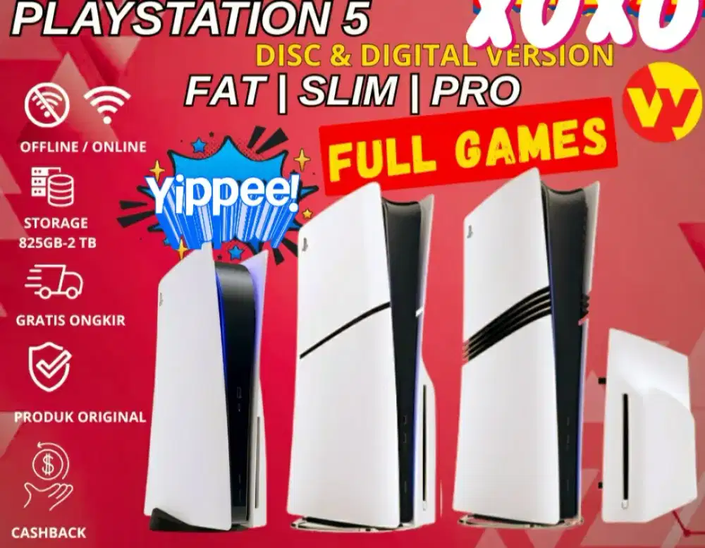 Ps5 fat slim pro komplit