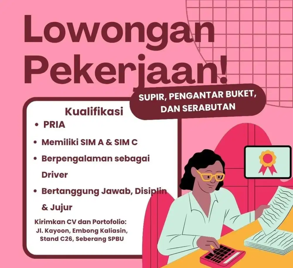 Dicari driver segera