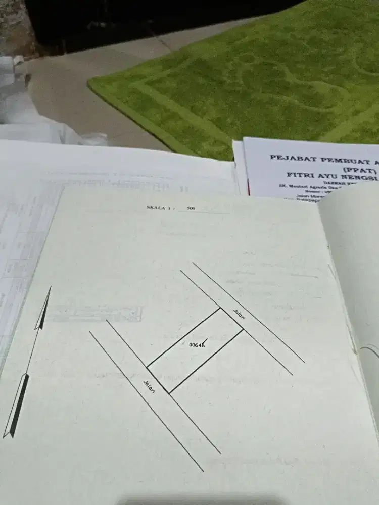 Dijual tanah dan bangunan