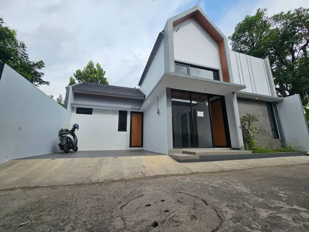 Rumah Minimalis Skandinavia dekat Sate Klathak Jejeran Pleret Bantul