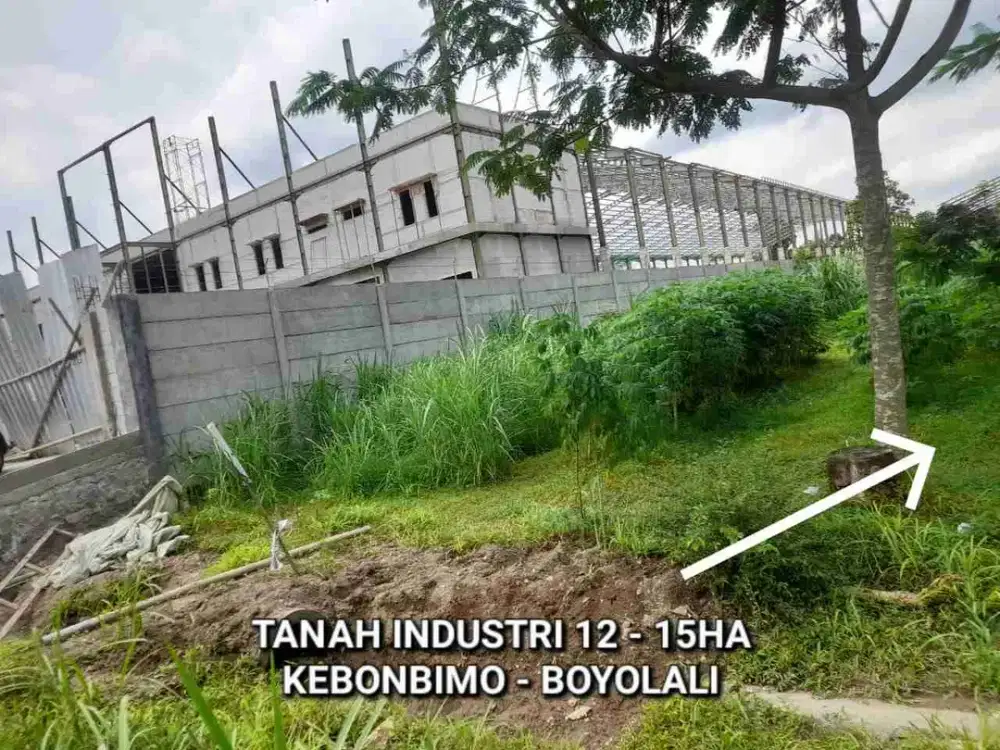 DIJUAL TANAH INDUSTRI BOYOLALI, 5 - 15HA, TLATAR - AMPEL