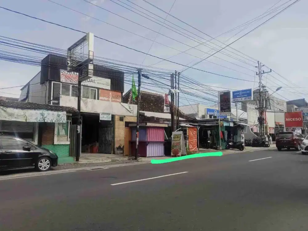 Di Jual Tanah + Bangunan tepi jakal