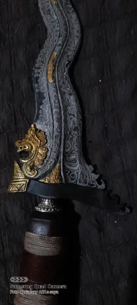 Keris naga raja luk 13 kinata