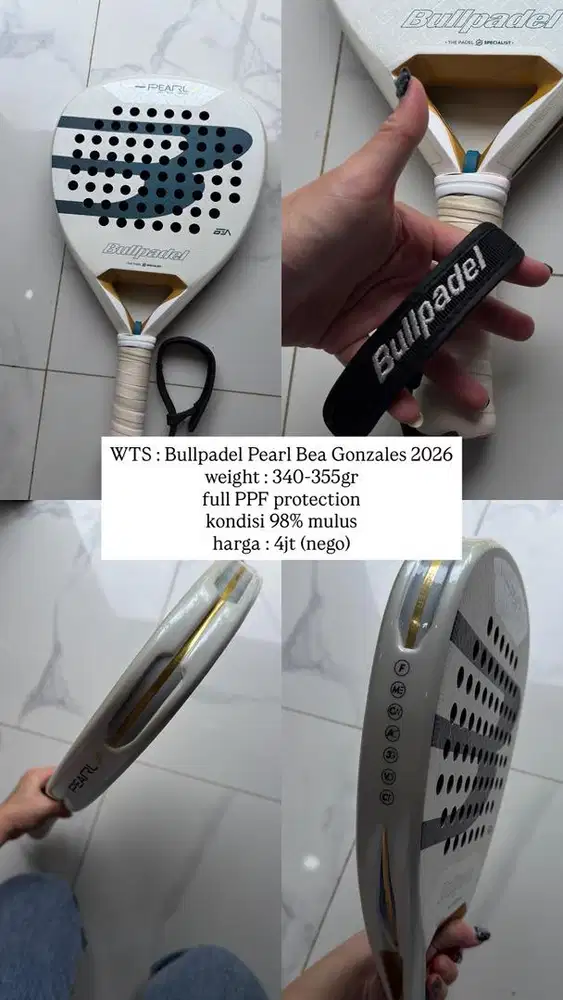 Racket Padel Bullpadel Pearl Bea Gonzales 2026