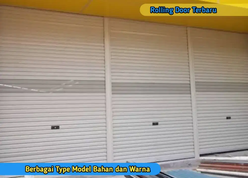 Pasang Rolling Door Toko Galeri Plaza Kantor Mall Gudang Bengkel
