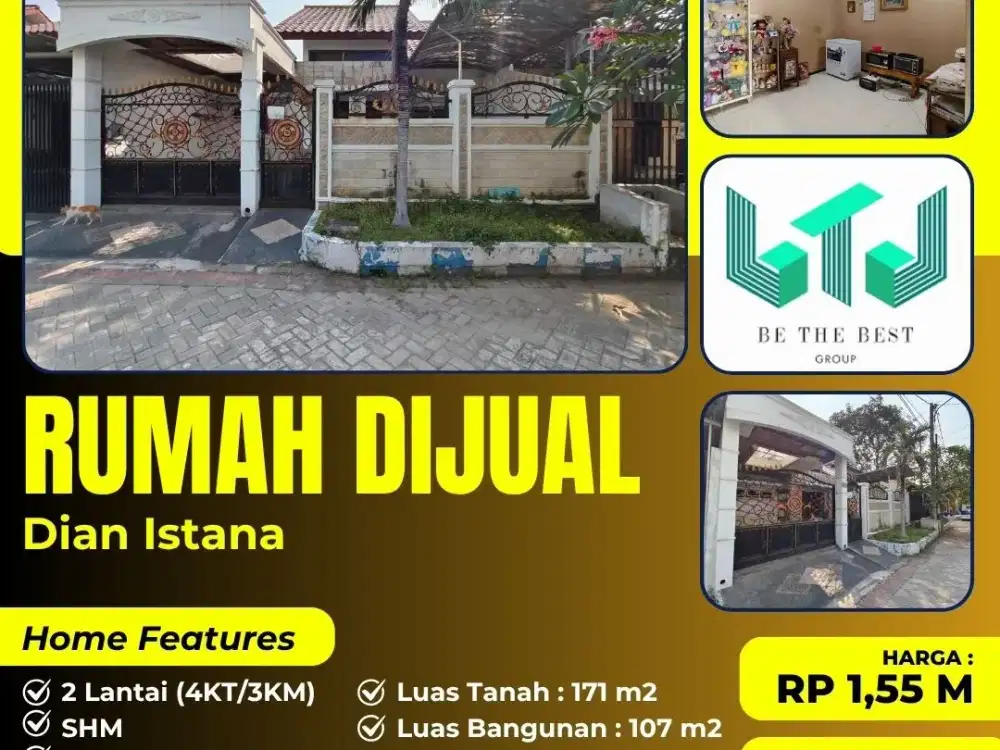 DEKAT AKSES TOL SATELIT!! RUMAH DIJUAL DI PERUM DIAN ISTANA – HARGA TERMURAH