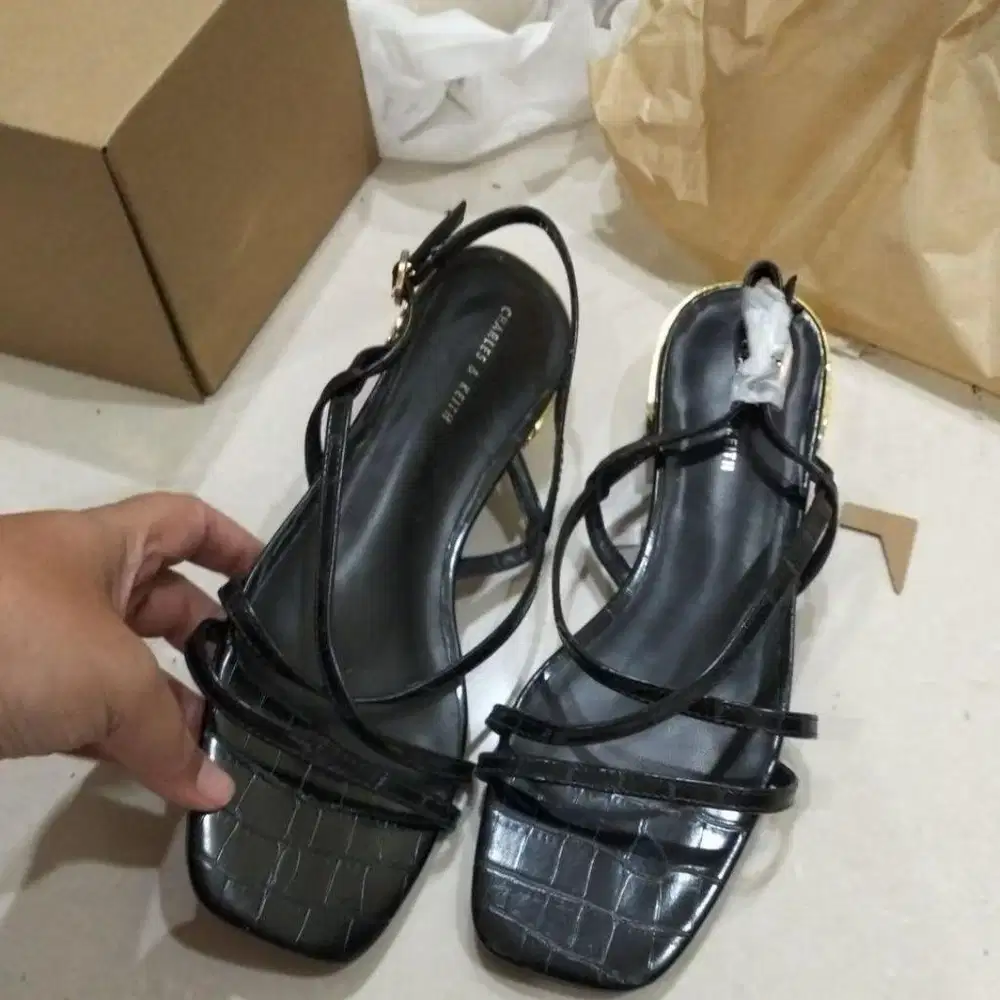 CK Charles & Keith *FREE Ongkir shope * NEW * sandal sendal heels