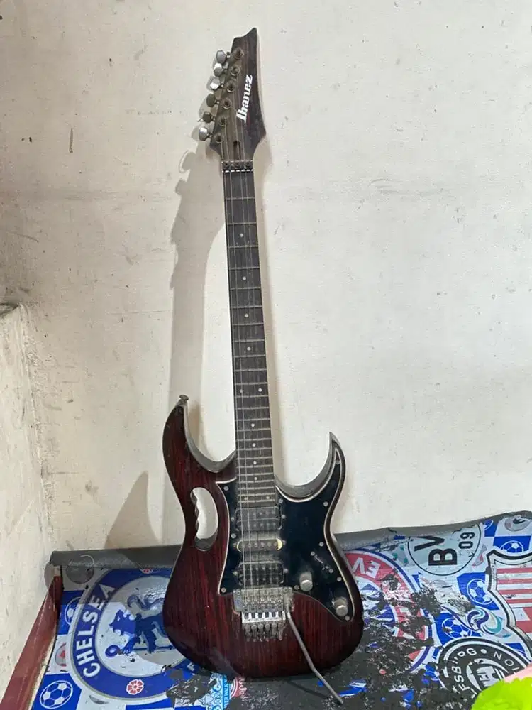 Gitar listrik Ibanez JEM7DBk original