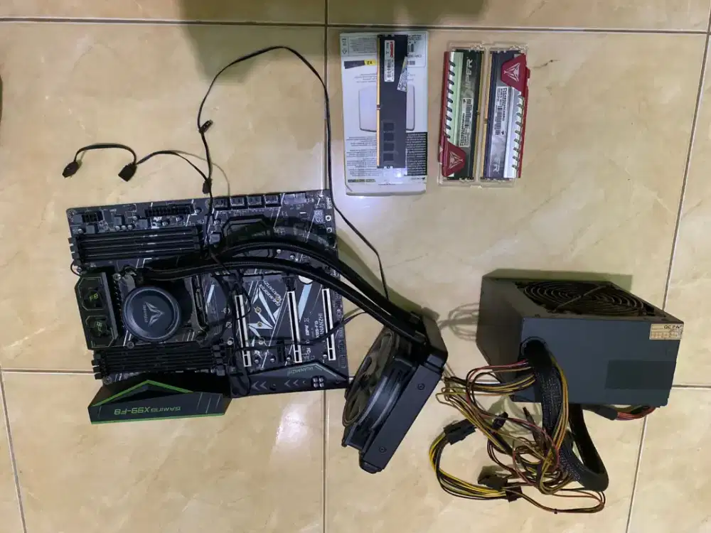 Paket Mobo + RAM 16 GB DDR4 + PSU 550 Watt