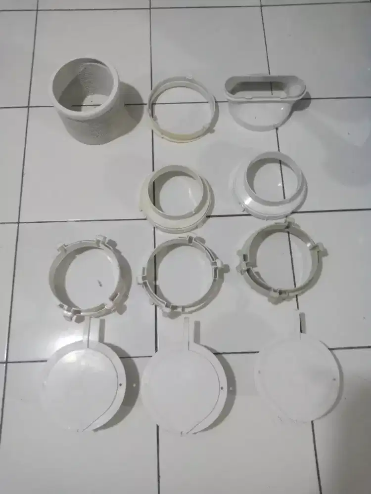 Connector konektor sambungan tutup selang hawa AC Portable Midea Aux